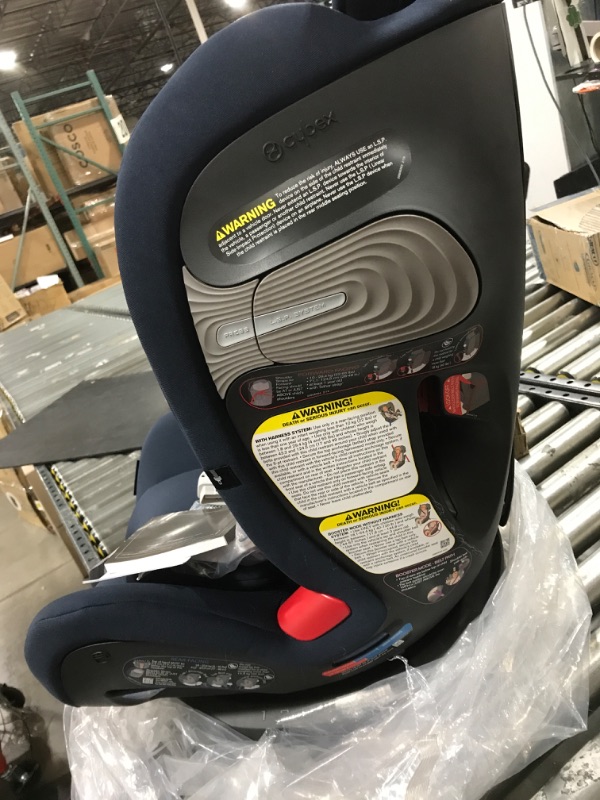 Photo 4 of Cybex Standard Eternis S All-in-One Car Seat with SensorSafe, Denim Blue