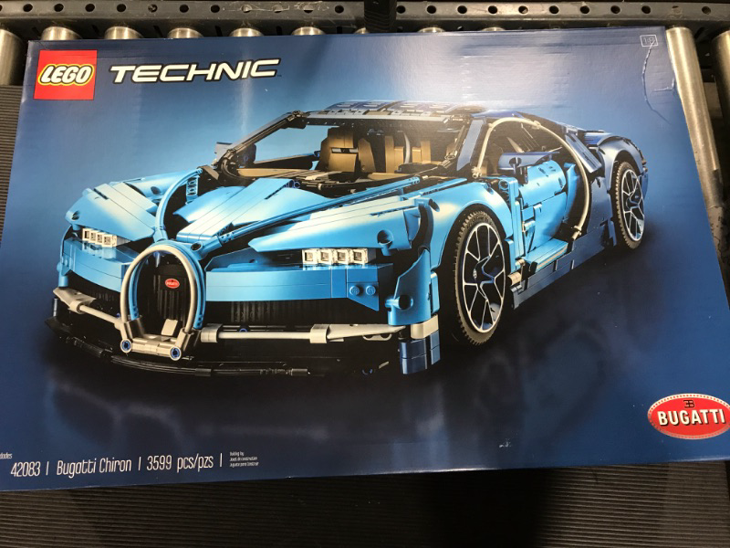 Photo 1 of LEGO Technic Bugatti Chiron 42083 Race Car Building Kit and Engineering Toy, Adult Collectible Sports Car with Scale Model Engine (3599 Pieces)