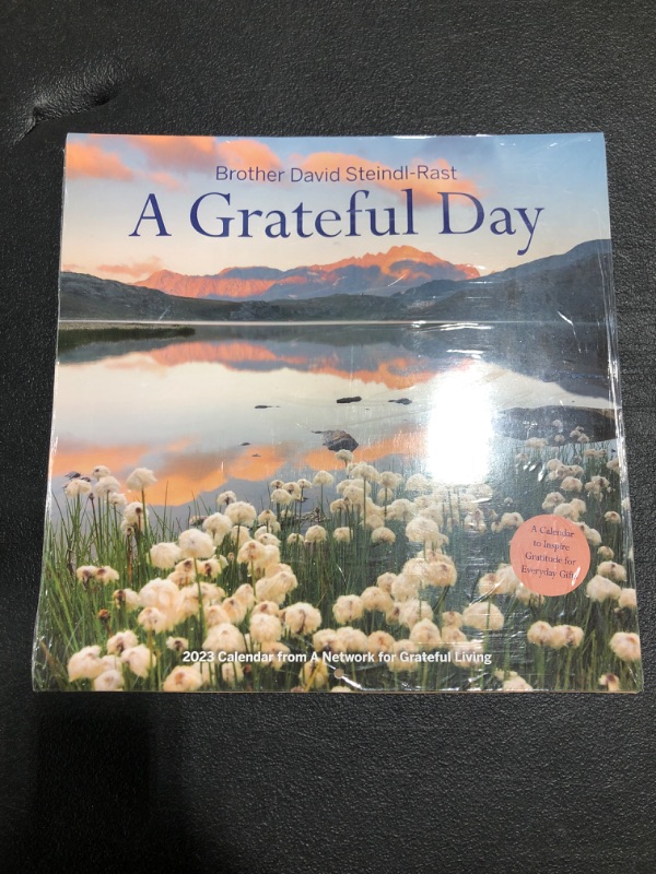 Photo 2 of A Grateful Day Wall Calendar 2023: A Celebration of Brother David's Timeless Meditation on Gratitude