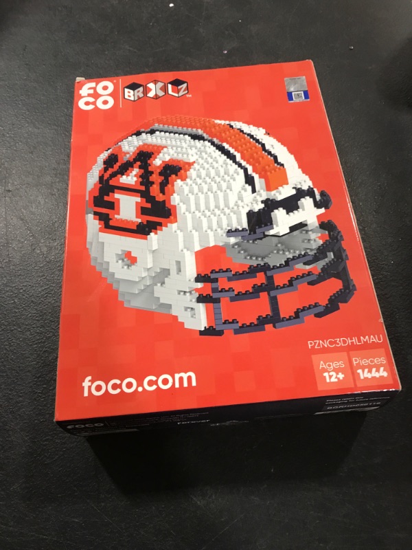 Photo 1 of Auburn Tigers 3D Helmet BRXLZ Puzzle
