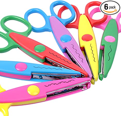 Photo 1 of  Craft Scissors Decorative Edge, 6 Pack
