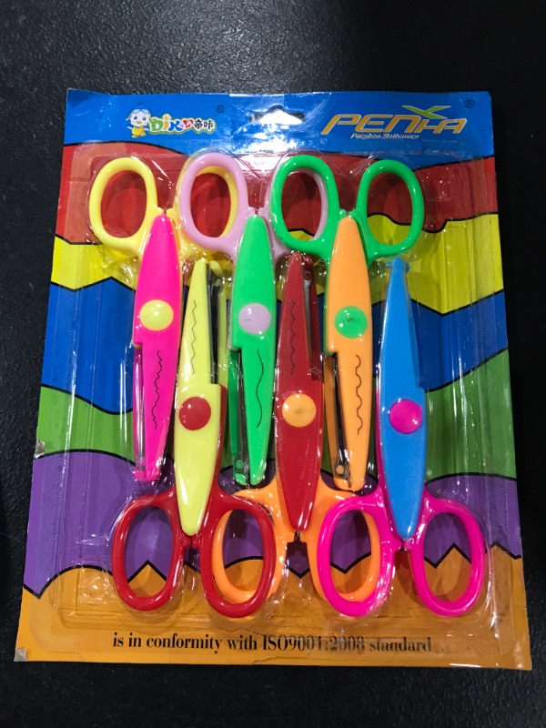 Photo 2 of  Craft Scissors Decorative Edge, 6 Pack
