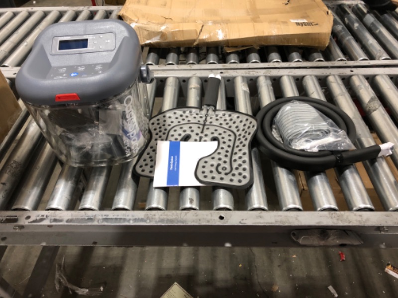 Photo 1 of OasisSpace Cold Therapy Machine with 2 Flexible Pads and Timer - Lightweight Ice Machine for Knee After Surgery, Low Noise Cold Circulation Therapy System Helps Reduce Swelling