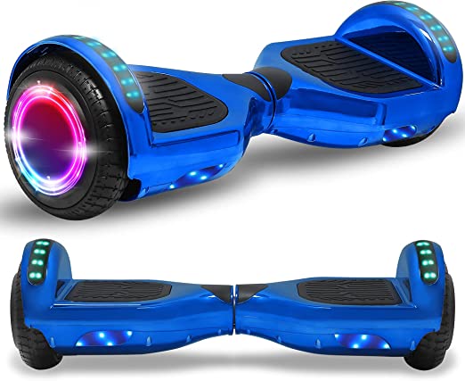 Photo 1 of Newest Generation Electric Hoverboard Dual Motors Two Wheels Hoover Board Smart Self Balancing Scooter with Built-in Bluetooth Speaker LED Lights for Adults Kids Gift
 gold color 