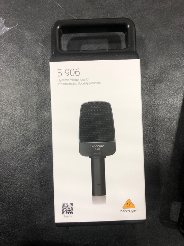 Photo 3 of Behringer B 906 Dynamic Microphone for Instrument and Vocal ApplicationS