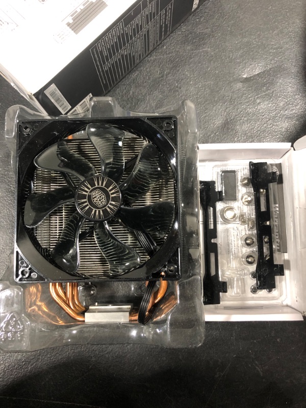 Photo 2 of Cooler Master Hyper 212 Evo CPU Cooler (RR-212E-20PK-R2), 120mm PWM Fan, Aluminum Fins, 4 Copper Direct Contact Heat Pipes for AMD Ryzen/Intel Hyper 212 EVO 4 Heat Pipes