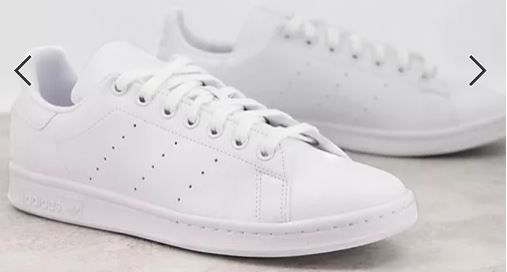 Photo 1 of adidas Originals Stan Smith sneakers in triple white 10.5