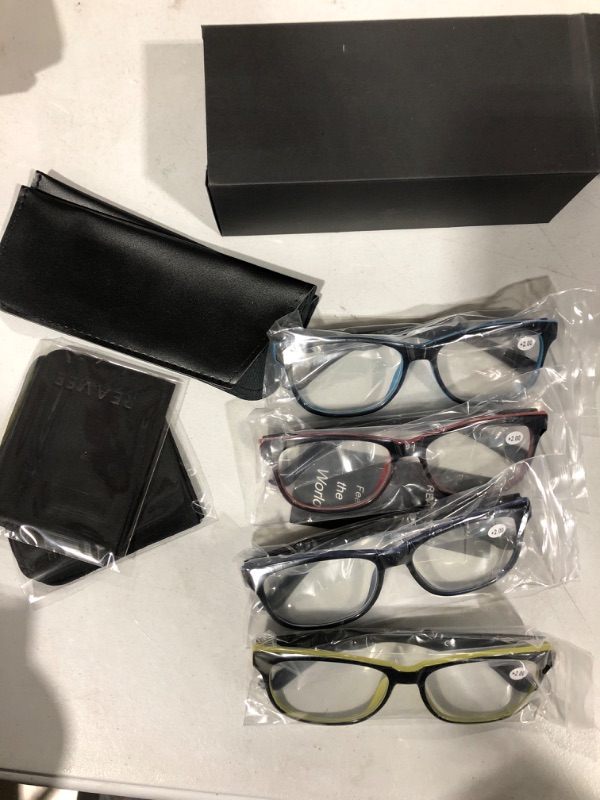 Photo 1 of 4 pack reading Glasses with Accessories 