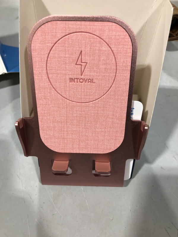 Photo 2 of Intoval Wireless Charging Station, 3 in 1 Charger for Apple iPhone/iWatch/Airpods,iPhone 13,12,11 (Pro, Pro Max)/XS/XR/XS/X/8(Plus),iWatch 7/6/SE/5/4/3/2,Airpods Pro/3gen (A3,Pink)
