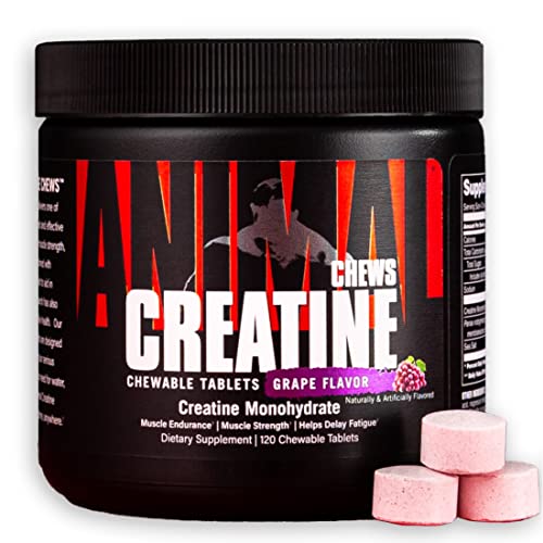 Photo 1 of  best by 09/2024 Animal Creatine Chews Tablets - Enhanced Creatine Monohydrate with AstraGin to Improve Absorption, Sea Salt for Added Pumps, Delicious and Convenient best by 09/2024
