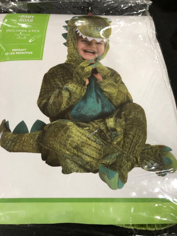 Photo 2 of Amscan Baby Roar Dinosaur Infants' Halloween Costume, 12 - 24 Months
