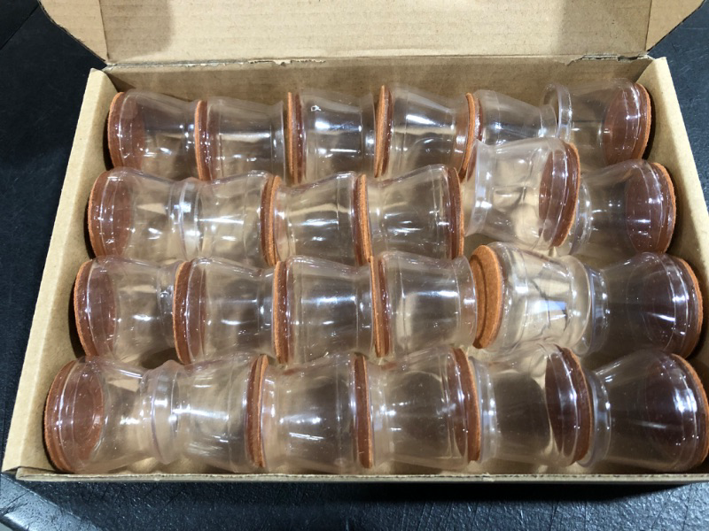 Photo 1 of 24Pcs Felt Furniture Pads, Silicone Chair Leg Floor Protectors, Upgrade Thickening Rubber Chair Leg Covers for Chairs, Wooden Floors from Scratches and Reduce Noise, Free Moving Non Slip (Clear) https://a.co/d/a0YCpXV