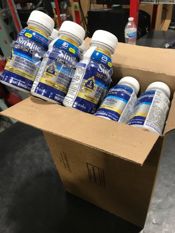 Photo 1 of 24 PACK!! Similac 360 Total Care Non-GMO Ready to Feed Infant Formula Bottles - 8 fl oz Each/6ct *EXP NOV 2023*

