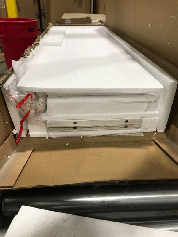 Photo 1 of 3 Flip Drawers Shoe Cabinet, Wooden Freestanding Shoe Rack, White Shoe Storage Cabinet for Entryway, Living Room, and Corridor
