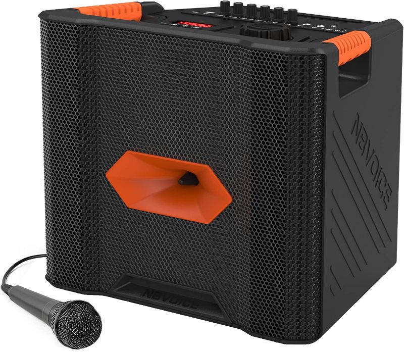 Photo 1 of Outdoor Speaker/Karaoke Machine/Portable Bluetooth Speaker/Chargeable Battery Speaker with Microphone/180W 8inch Rechargeable Party Speaker Box with USB,Bluetooth,FM Radio
