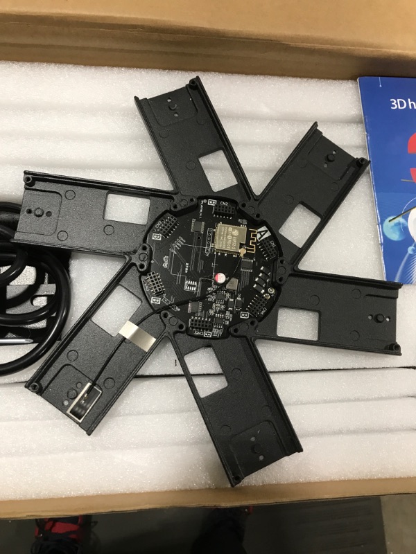 Photo 1 of 3D Hologram Fan Projector Display with APP, Trade Show Display 616PCS LED Beads, Four-Axis and High Transmission Speed, 3D Holographic Fan Uploaded by iOS and Android 27.5 inch