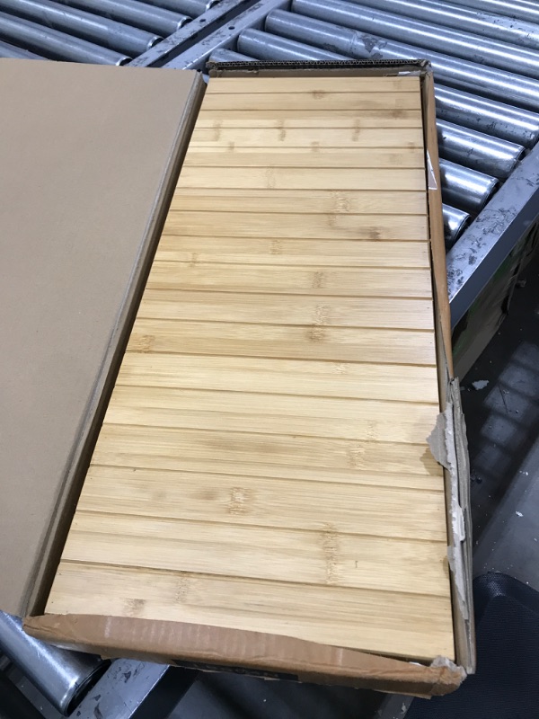 Photo 1 of SONGMICS Shoe Rack Bench, 3-Tier Bamboo Shoe Organizer Storage Shelf, Holds 286 lb, Natural ULBS04N