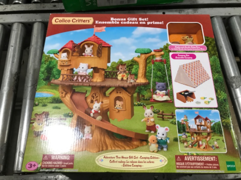 Photo 2 of Calico Critters Adventure Treehouse Gift Set - Camping Edition, Dollhouse Playset with Figure and Accessories