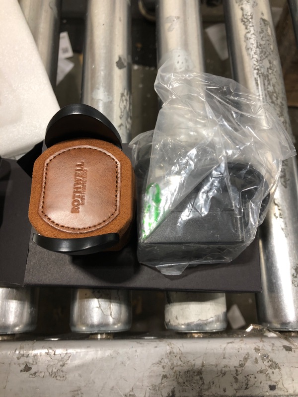 Photo 3 of ROTHWELL Single Watch Winder for Automatic Watches with Quiet Motor with Multiple Speeds and Rotation Settings (Tan/Brown) Tan / Brown