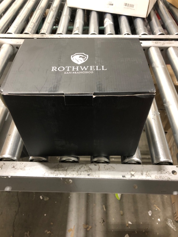 Photo 2 of ROTHWELL Single Watch Winder for Automatic Watches with Quiet Motor with Multiple Speeds and Rotation Settings (Tan/Brown) Tan / Brown