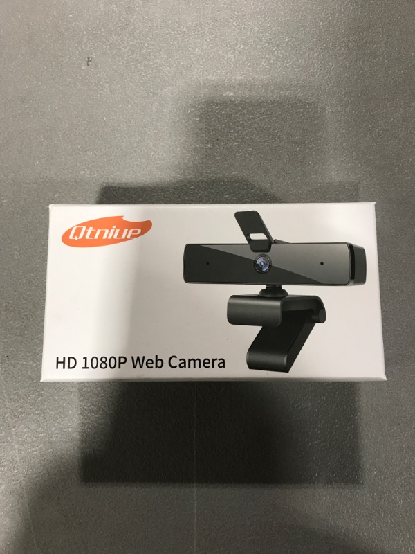 Photo 2 of Qtniue Webcam with Microphone and Privacy Cover, FHD Webcam 1080p, Desktop or Laptop and Smart TV USB Camera for Video Calling, Stereo Streaming and Online Classes 30FPS