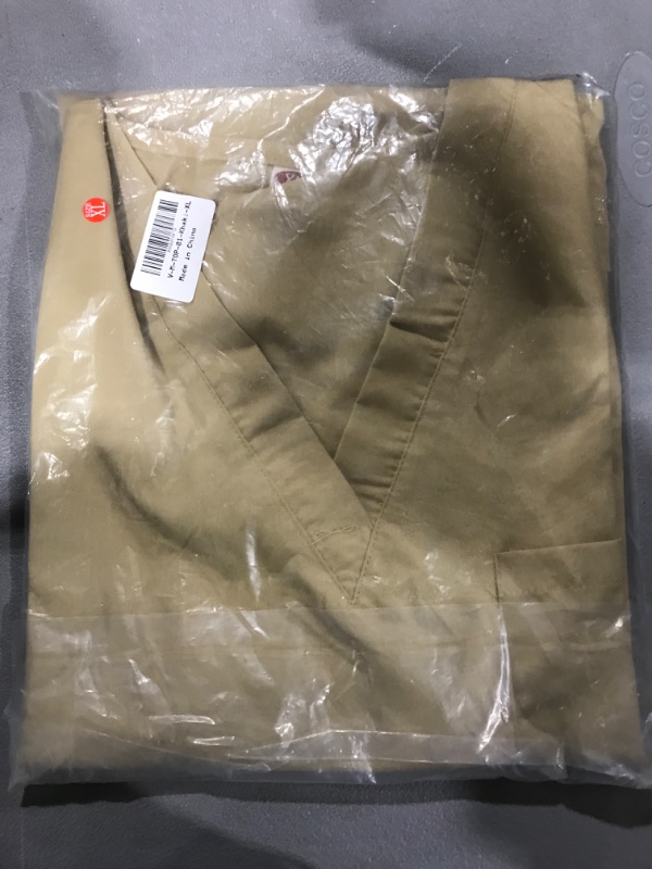 Photo 1 of [Size XL] Khaki Scrub Shirt