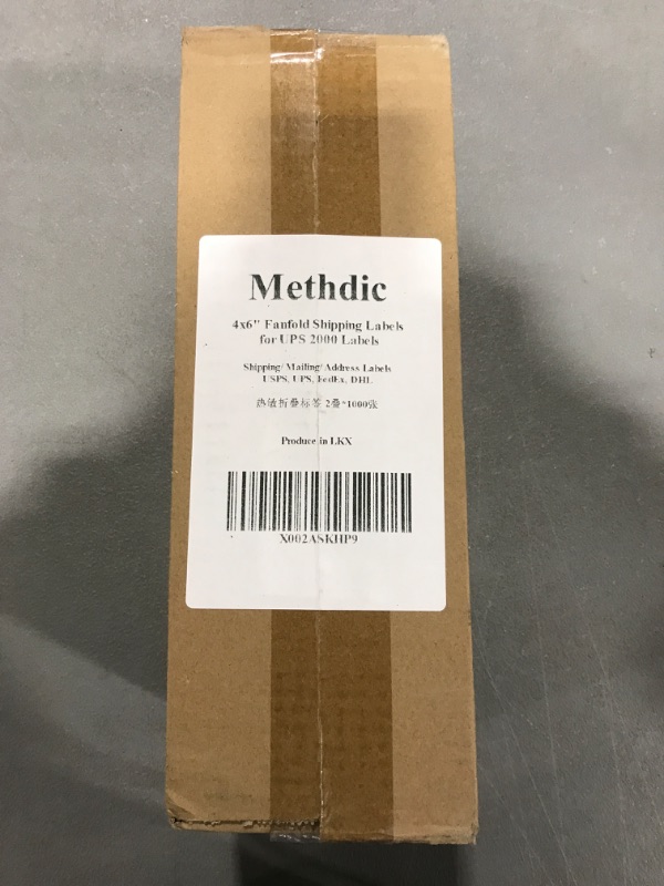 Photo 2 of Methdic 4x6 Fan-Fold Thermal Direct Shipping Labels 2000 Labels - Commercial Grade Fan-fold - 2000 Labels