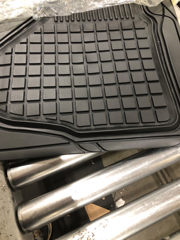 Photo 2 of 2 Front All Weather Custom Heavy Duty Rubber Floor Mats for Auto Car Truck SUV Black