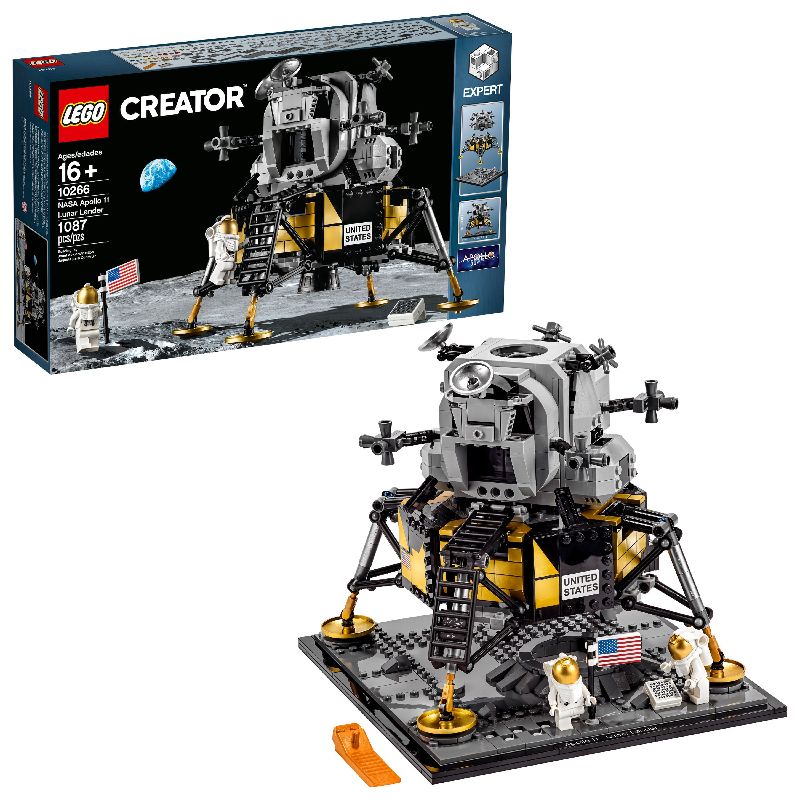 Photo 1 of  LEGO Creator Expert NASA Apollo 11 Lunar Lander 10266 Building Kit (1 087 Pieces) 