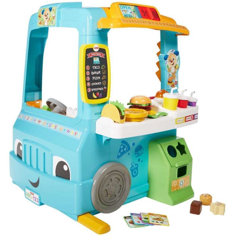 Photo 1 of  Fisher-Price Laugh & Learn Servin’ up Fun Food Truck Interactive Toddler Toy 