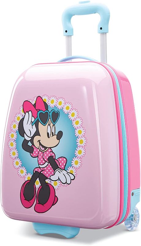 Photo 1 of  AMERICAN TOURISTER Kids' Disney Hardside Upright Luggage, Minnie, Carry-On 18-Inch 