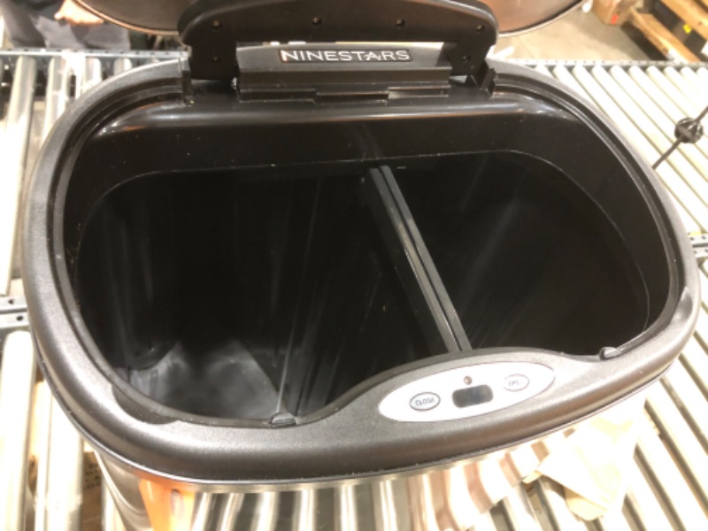 Photo 1 of  Rectangular Motion Sensor Trash Can, 13.2 Gallon 