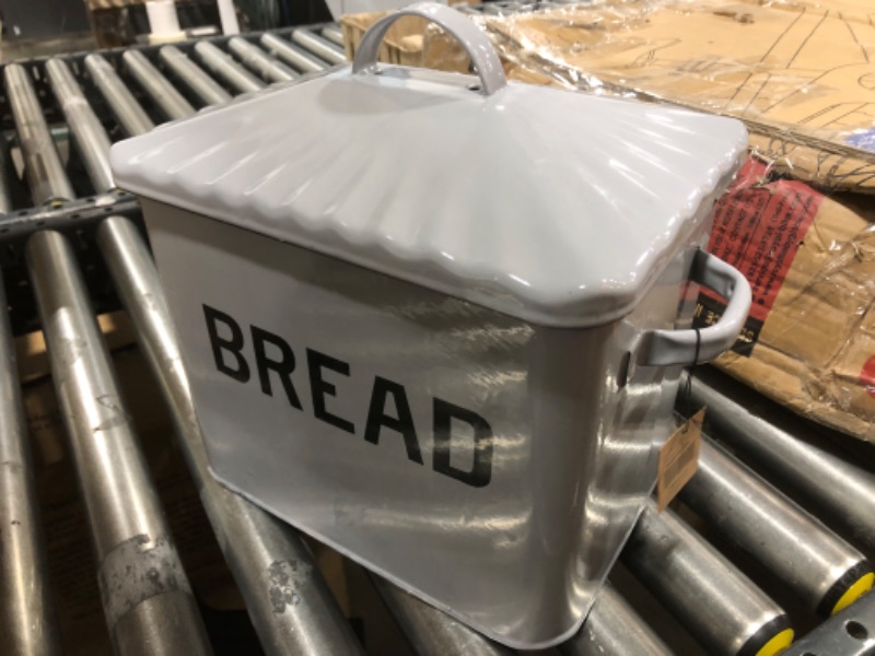 Photo 2 of  Distressed Gray 'Bread' Box 
