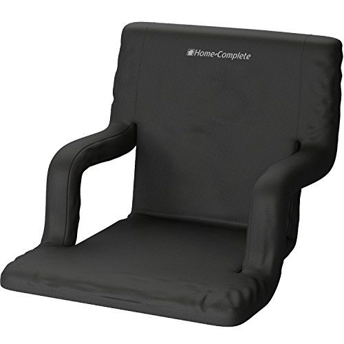 Photo 1 of  Home-Complete Stadium Seat Chair- Wide Bleacher Cushion with Padded Back Support, Armrests, 6 Reclining Positions and Portable Carry Straps 