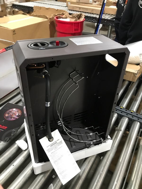 Photo 1 of Gasland MHA18BN Propane Radiant heater, 18,000 BTU Warm Area up to 450 sq. ft, Portable LP Gas Heater for Garages, Workshops and Construction Sites, Ultra Quiet Propane Heater with LP Regulator Hose (Black) Brown