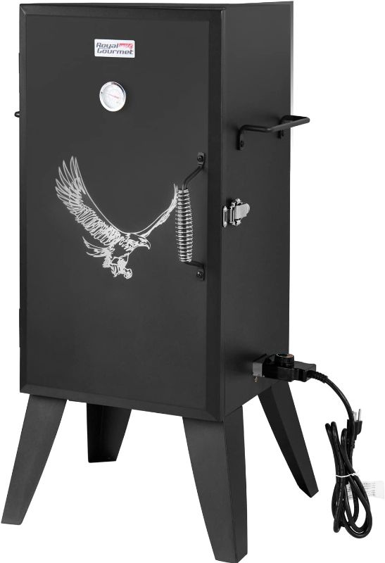 Photo 1 of Royal Gourmet SE2801 Electric Smoker with Adjustable Temperature Control, Black
