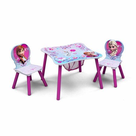 Photo 1 of  Disney Frozen Frozen Table and Chair Set with Storage by Delta Children Multi-Colour 