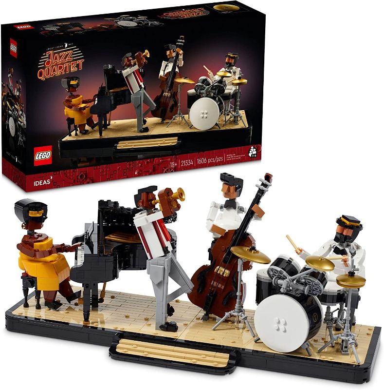 Photo 1 of  LEGO Ideas Jazz Quartet 21334 Building Kit; Build-and-Display Model for Adults with a Passion for Music (1,606 Pieces) 