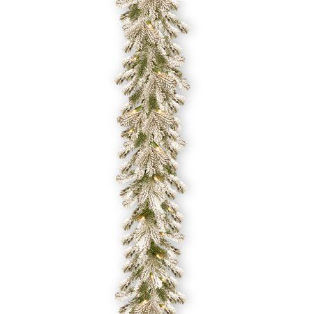 Photo 1 of  National Tree Company Prelit Spruce Garland 4.5 (Green) 