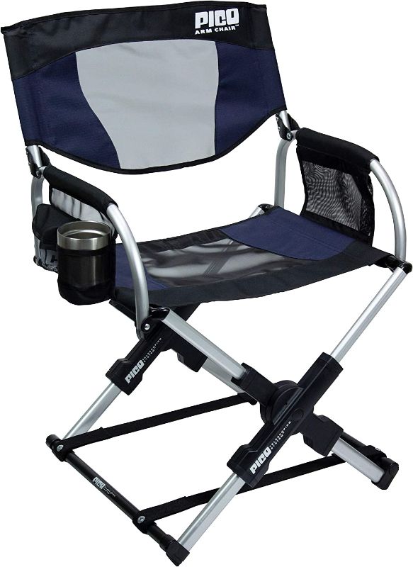 Photo 1 of  GCI Outdoor Pico Arm Chair Outdoor Folding Camping Chair With Carry Bag 