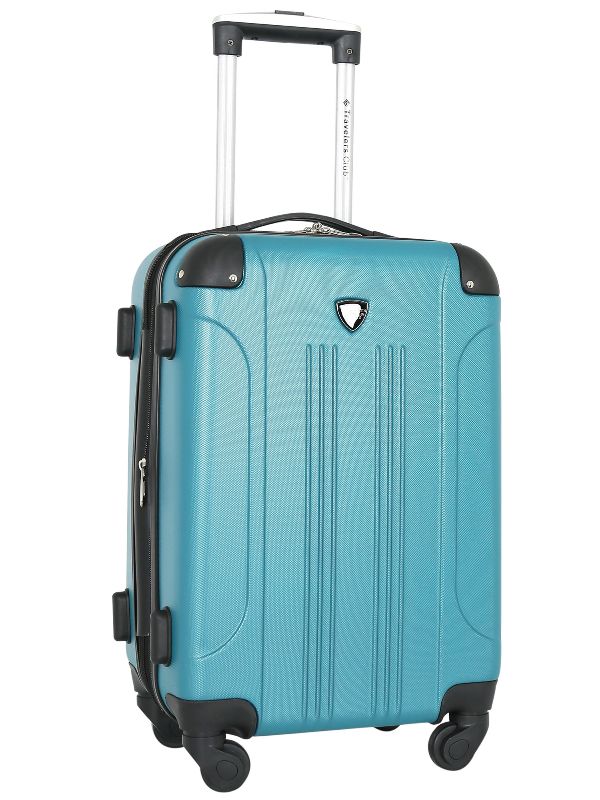 Photo 1 of  Traveler's Club Chicago 2.0 Hardside Spinner Carry on in Teal 