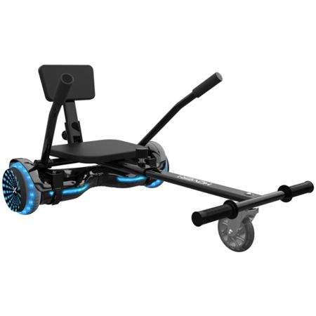 Photo 1 of Hover-1 Turbo Hoverboard and Kart Combo in Black Infinity LED Wheels Hoverboard and Go Kart Included