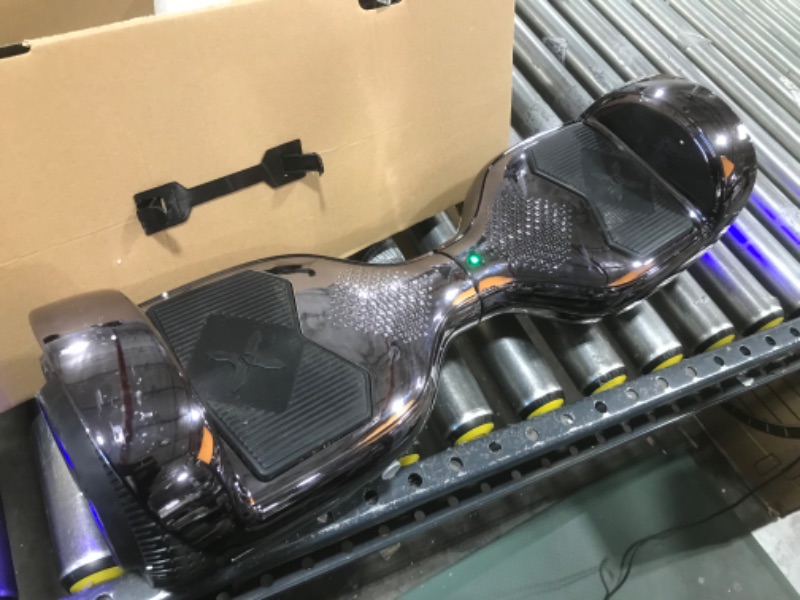 Photo 3 of Hover-1 Helix Electric Hoverboard with 6.5 in. LED Wheels LED Sensor Lights Bluetooth Speaker Lithium-ion 10 Cell Battery That Is Ideal for Boys 