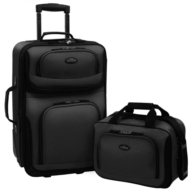 Photo 1 of  U.S. Traveler Rio 2-Piece Carry-on Luggage Set 