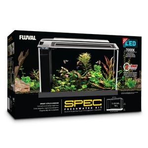 Photo 1 of  Fluval Spec V Aquarium Kit, 5-Gallon, Black 