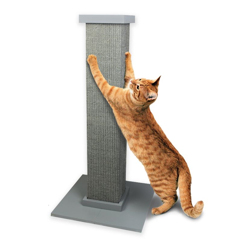 Photo 1 of  SmartCat the Ultimate 32-in Sisal Cat Scratching Post, Gray 