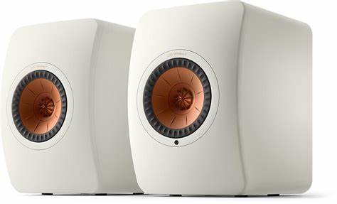 Photo 1 of KEF LS50 Wireless II (Pair, Mineral White) (SUBWOOFER NOT INCLUDED)