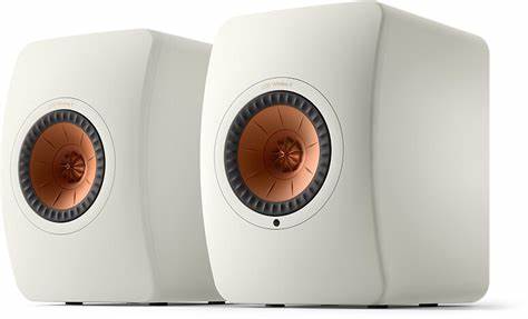 Photo 1 of KEF LS50 Wireless II (Pair, Mineral White) & KC62 Subwoofer (White) White Wireless II + KEF KC62 Subwoofer (White)