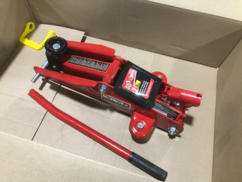 Photo 2 of  BIG RED T82002-BR Torin Hydraulic Trolley Service/Floor Jack, 2 Ton (4,000 lb) Capacity, Red 