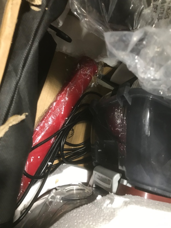 Photo 1 of  Hoover, Red Power Scrub Deluxe Carpet Cleaner Machine, Upright Shampooer, with Storage Mat, FH50150B 